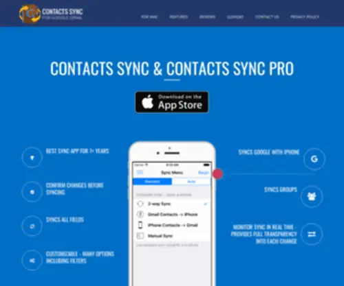 Contactssync.com(Playa Apps) Screenshot