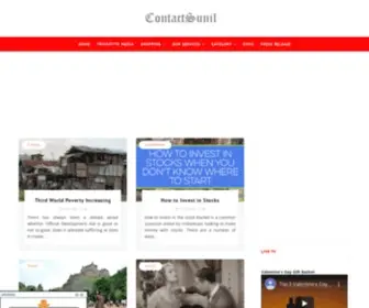Contactsunil.in(News) Screenshot