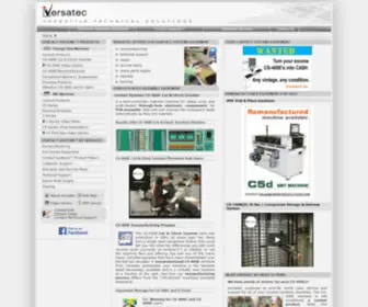 Contactsystems.com(Through Hole and SMT Equipment for PCB Assembly) Screenshot