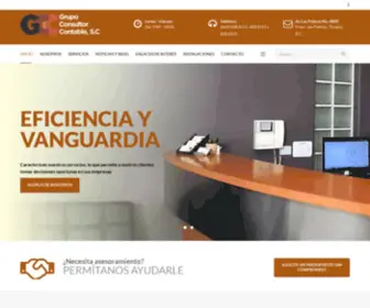 Contadoresgcc.com(Grupo Consultor Contable) Screenshot