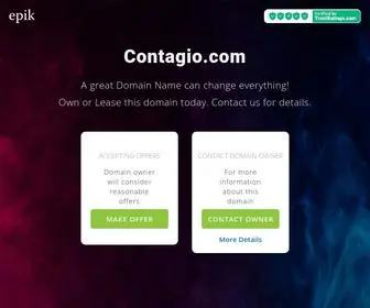 Contagio.com(This Domain Name is registered at Epik.com) Screenshot