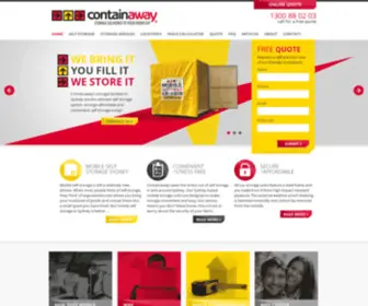 Containaway.com.au(Containaway) Screenshot