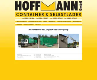 Container-Selbstlader.de(Container Hoffmann) Screenshot