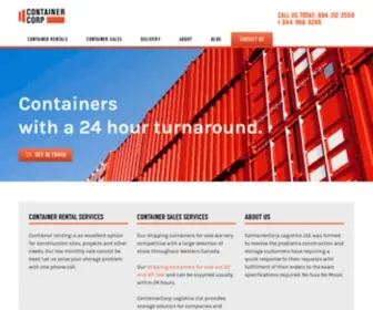 Containercorp.ca(Buy or Rent) Screenshot