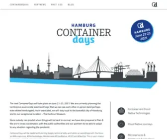 Containerdays.io(ContainerDays 2021 in Hamburg) Screenshot