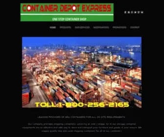 Containerdepotexpress.com(CONTAINER DEPOT EXPRESS) Screenshot