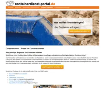 Containerdienst-Portal.de(Containerdienst Portal) Screenshot