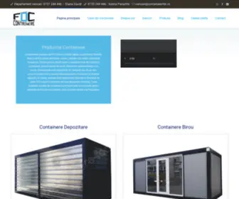 Containere-FDC.ro(Containere de vanzare din stoc) Screenshot