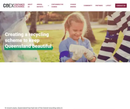 Containerexchange.com.au(Fundraise & Earn Cash for Your Containers) Screenshot