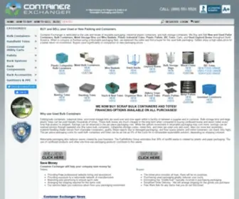 Containerexchanger.com(Plastic Containers) Screenshot