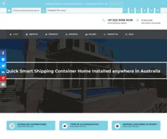 Containerhomes.net.au(Container Homes) Screenshot