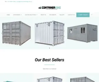 Containerking.co.za(Shipping Container) Screenshot