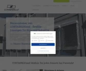 Containerland.de(Bürocontainer) Screenshot