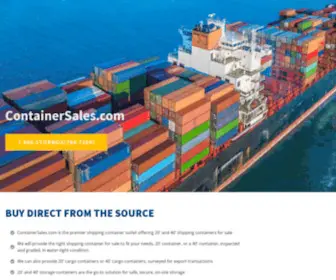 Containersales.com(20' Containers for Sale) Screenshot