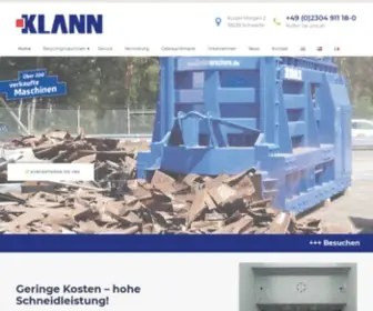 Containerschere.de(KLANN) Screenshot