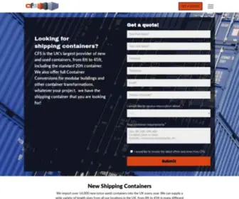 Containersforsale.co.uk(Shipping Containers) Screenshot