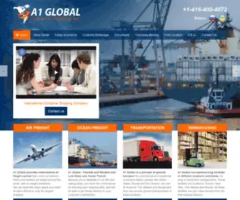 Containershipping.ca(A1 Global) Screenshot