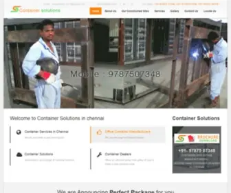 Containersolutions.in(Container Solutions in Chennai) Screenshot