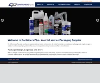 Containersplus.com(Containers Plus) Screenshot