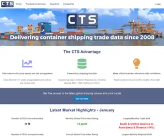 Containerstatistics.com(Container Trades Statistics (CTS)) Screenshot