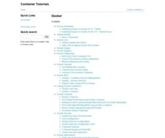 Containertutorials.com(Container Tutorials) Screenshot