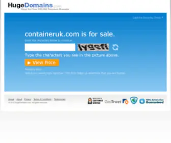 Containeruk.com(Container UK) Screenshot