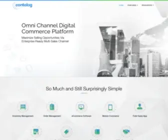Contalog.com(Omni Channel Digital Commerce Platform for All Businesses) Screenshot