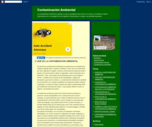 Contaminacion-Ambiente.blogspot.com(Contaminación) Screenshot