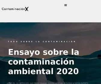 Contaminacionx.com(Contaminación X) Screenshot