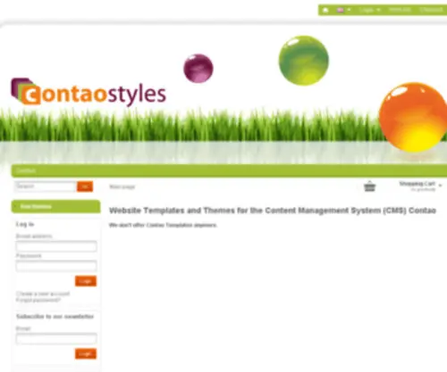 Contao-Themes-Templates.com(Contao themes and templates) Screenshot