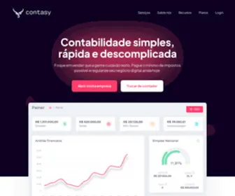 Contasy.com.br(Contabilidade 100% digital para negócios online) Screenshot