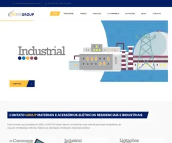 Contatogroup.com.br(Materiais elétricos e iluminação na linha industrial e residencial) Screenshot