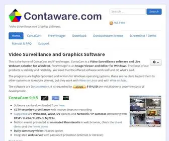Contaware.com(Video Surveillance and Graphics Software) Screenshot