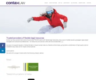 Contaxlaw.com(Contax Law) Screenshot