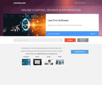 Contaya.com(Coupon Codes and Discounts) Screenshot