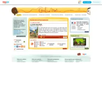 Conte-Moi.net(Conte-moi est un projet de collecte et de valorisation du patrimoine oral francophone) Screenshot