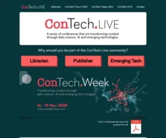 Contechlive.com(ConTech Live) Screenshot