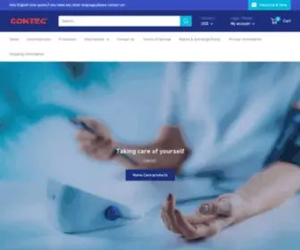 Contecmed.eu(Shopping website ContecEurope sells world) Screenshot