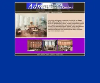 Contects.com(ADMOR BLINDS & WINDOW FASHIONS) Screenshot