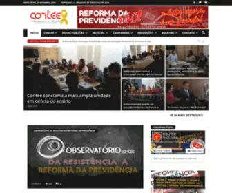 Contee.org.br(Contee) Screenshot