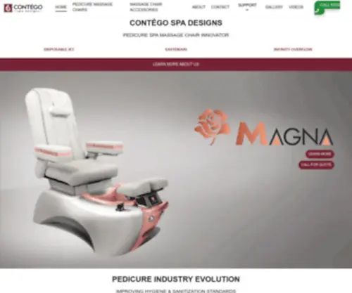 Contegospa.com(Contego Spa Designs) Screenshot