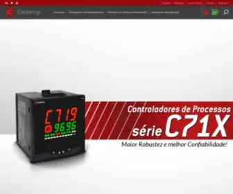 Contemp.com.br(A melhor solução em Controle de Temperatura Industrial) Screenshot