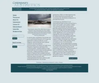 Contempaesthetics.org(Contempaesthetics) Screenshot