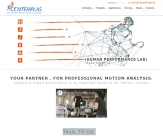 Contemplas.com(CONTEMPLAS motion analysis systems) Screenshot