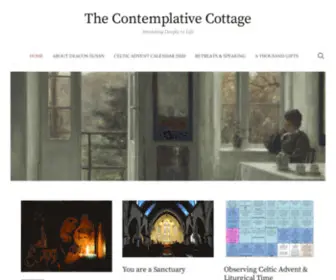 Contemplativecottage.com(Attending Deeply to Life) Screenshot