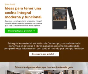 Contempo.com.mx("FABRICA DE INTERIORES" MADERA Y TABLAROCA) Screenshot