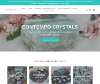 Contempocrystals.com(Contempo Crystals) Screenshot