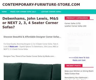 Contemporary-Furniture-Store.com(Debenhams) Screenshot