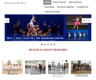 Contemporaryballetdallas.com(Contemporary Ballet Dallas) Screenshot