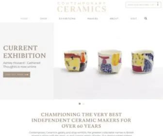 Contemporaryceramics.uk(Contemporary Ceramics Gallery and Shop) Screenshot